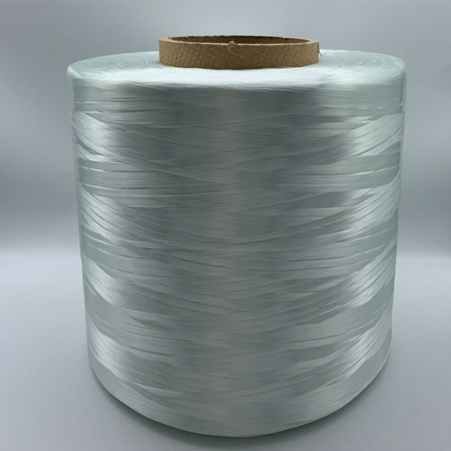 PU coated Glass yarn for optical cable production glassfiber strength member rod fiber optic cable raw material fiberglass