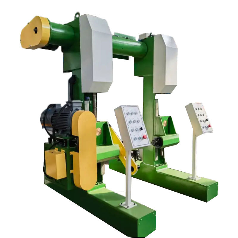 Rewinding line of portal payoff and takeup cable making equip