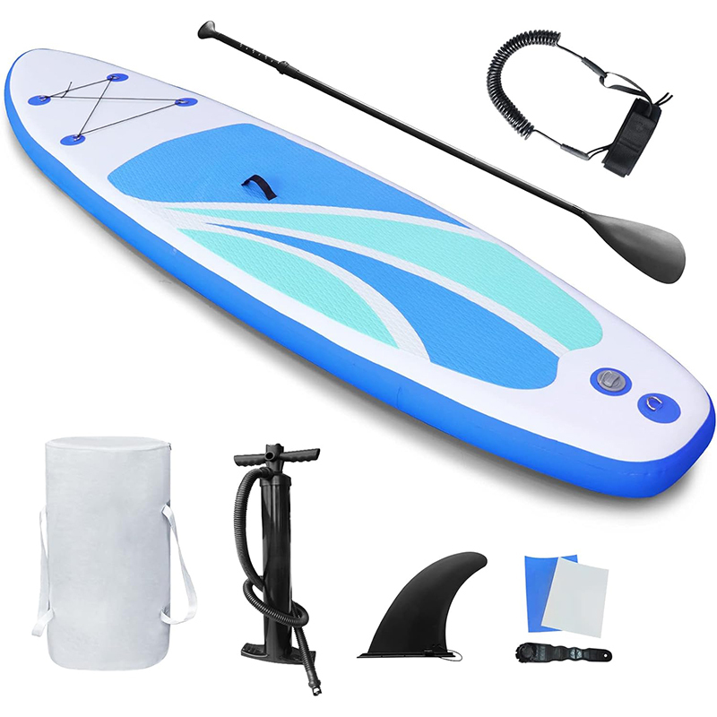 XHYCPY Inflatable Stand Up Paddle Board for Adult- 10'4" x 31" x 6" Ultra-Light SUP Paddleboard with Non-Slip Deck and Paddle Board Accessories Fins, Adjustable Paddle, Pump, Backpack, Leash