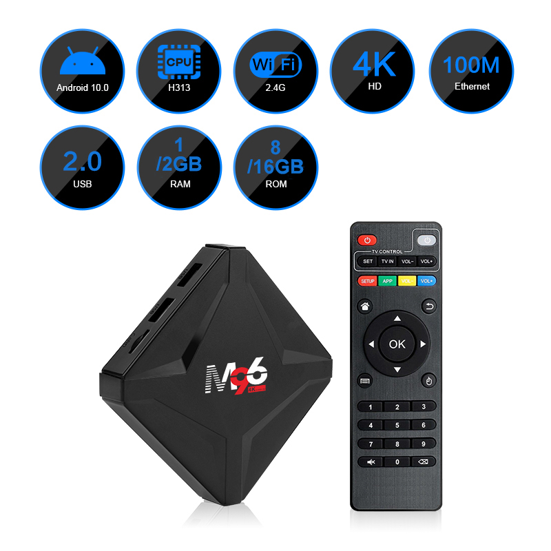 M96 H313 Android 10 1G+8G Set Top Box