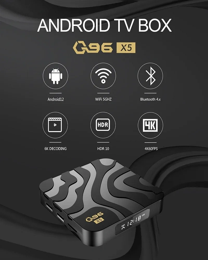 Q96 X5 H618 android 12 4+64G Set Top Box