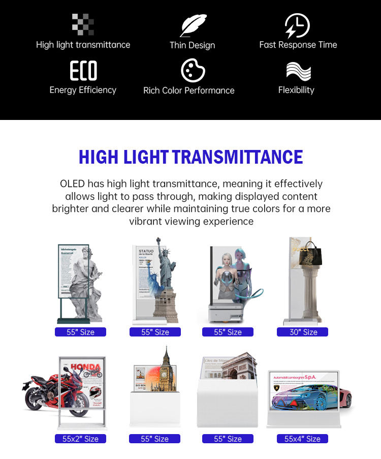 30-Inch Transparent LCD Desktop Display with Touchscreen for Retail ...