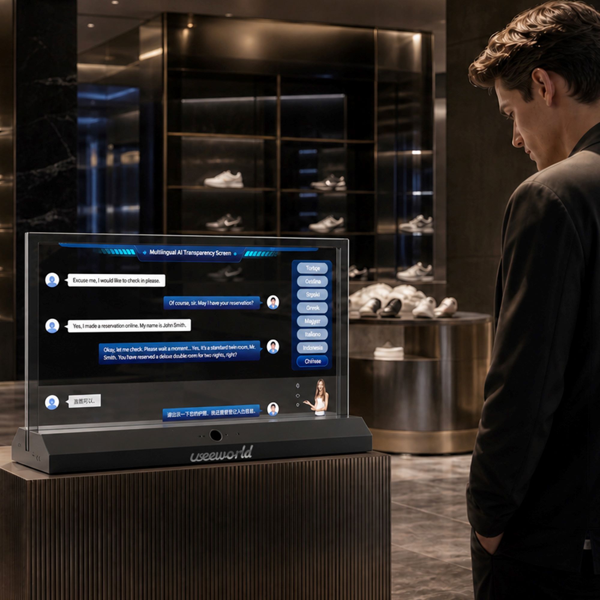 30-inch OLED Transparent Display Specification Sheet