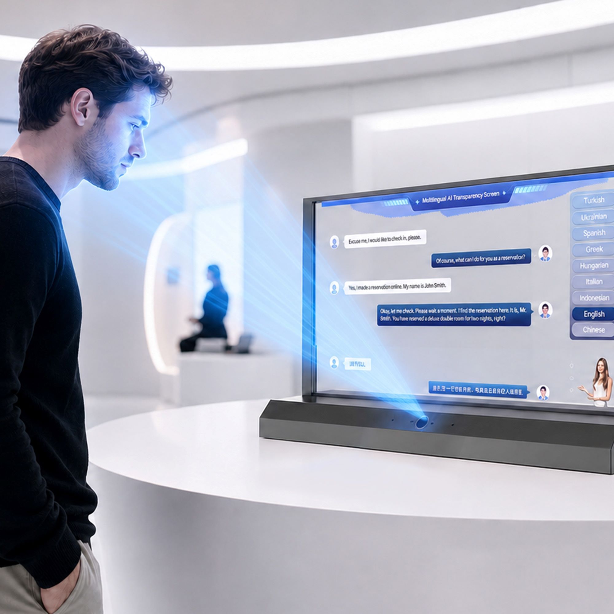 30-inch OLED Transparent Display Specification Sheet