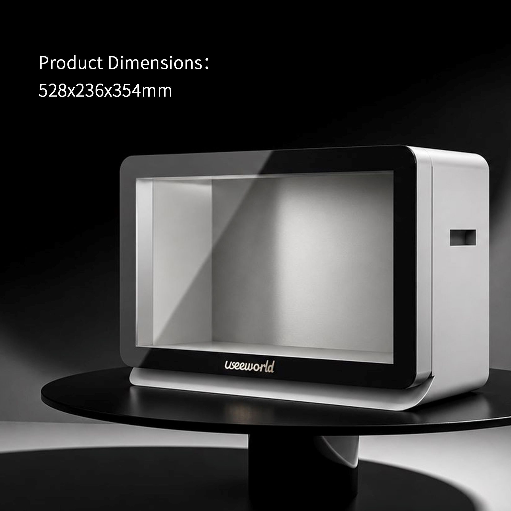 21.5" Interactive Transparent LCD Showcase | Holographic Display Box