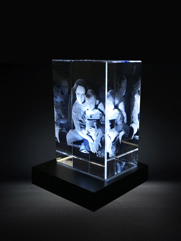 Thanks Mom with Custom Mother's Day Gifts 3D Crystal Rectangle
