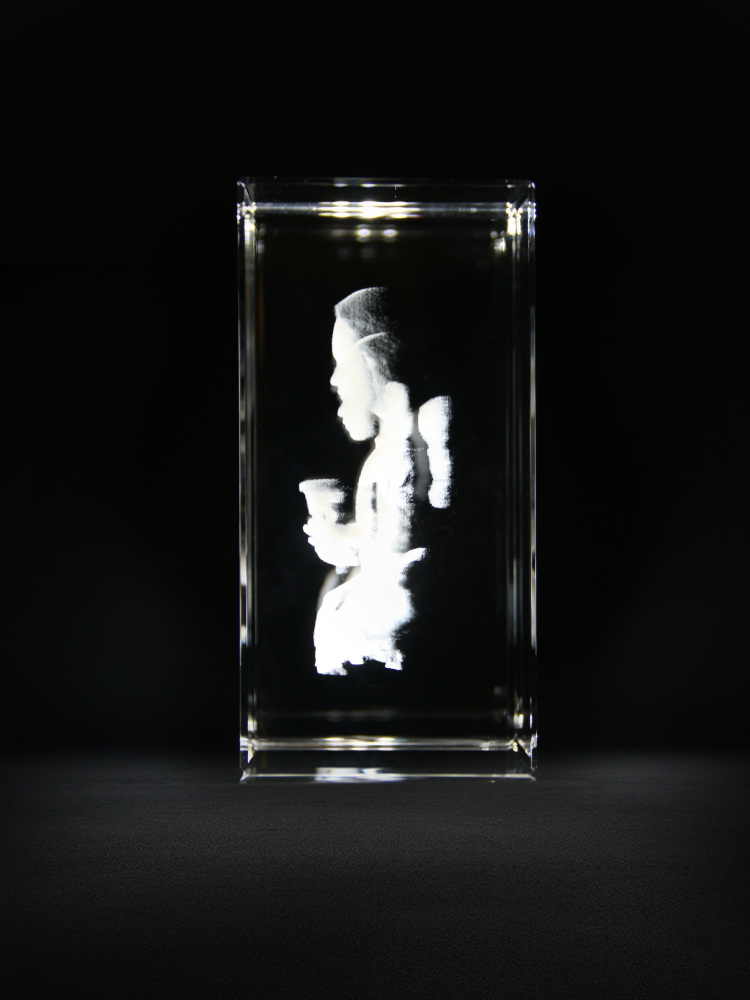 Thanks Mom with Custom Mother's Day Gifts 3D Crystal Rectangle