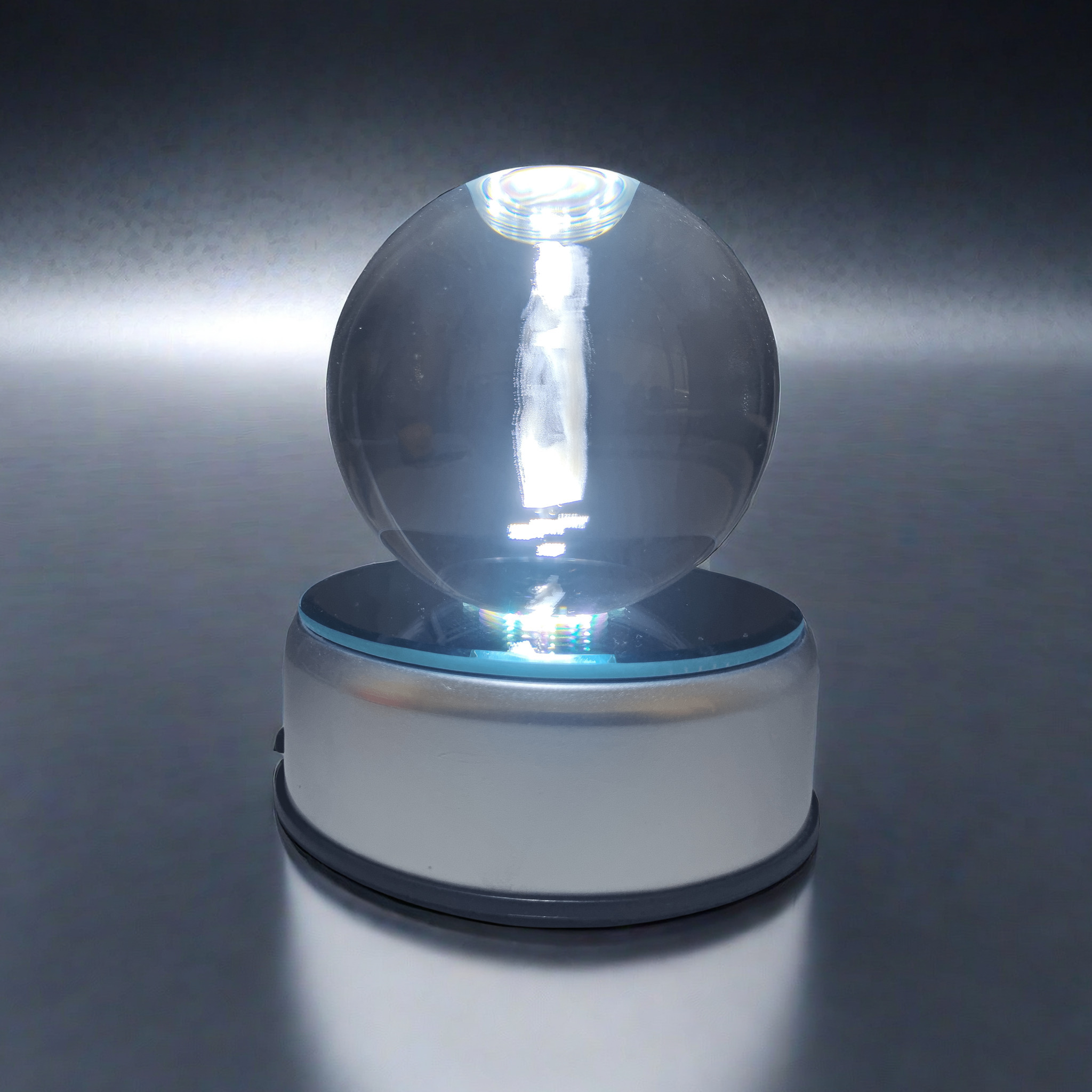 Engraved Valentines Gifts 3D Glass Images in Globe 3D Hologram Surprise Gfts Family Gifts Exchange Ideas
