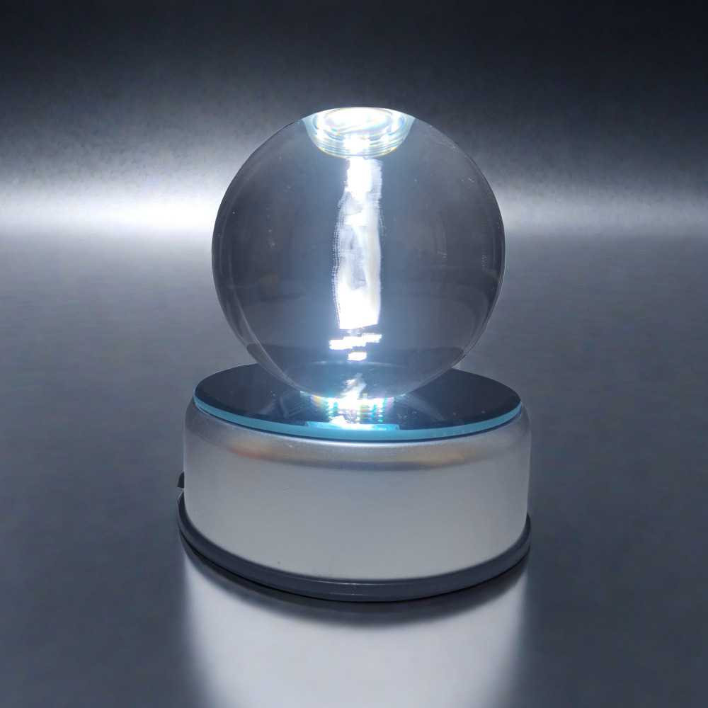 Engraved Valentines Gifts 3D Glass Images in Globe 3D Hologram Surprise Gfts Family Gifts Exchange Ideas