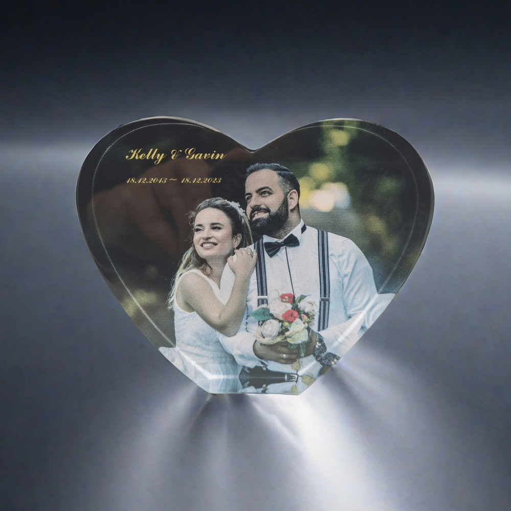 Customized Glass Gifts Photo Valentines Gift Great Anniversary Gift Ideas for 10th Anniversary