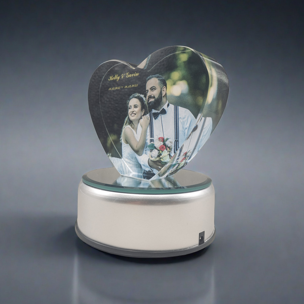 Customized Glass Gifts Photo Valentines Gift Great Anniversary Gift Ideas for 10th Anniversary