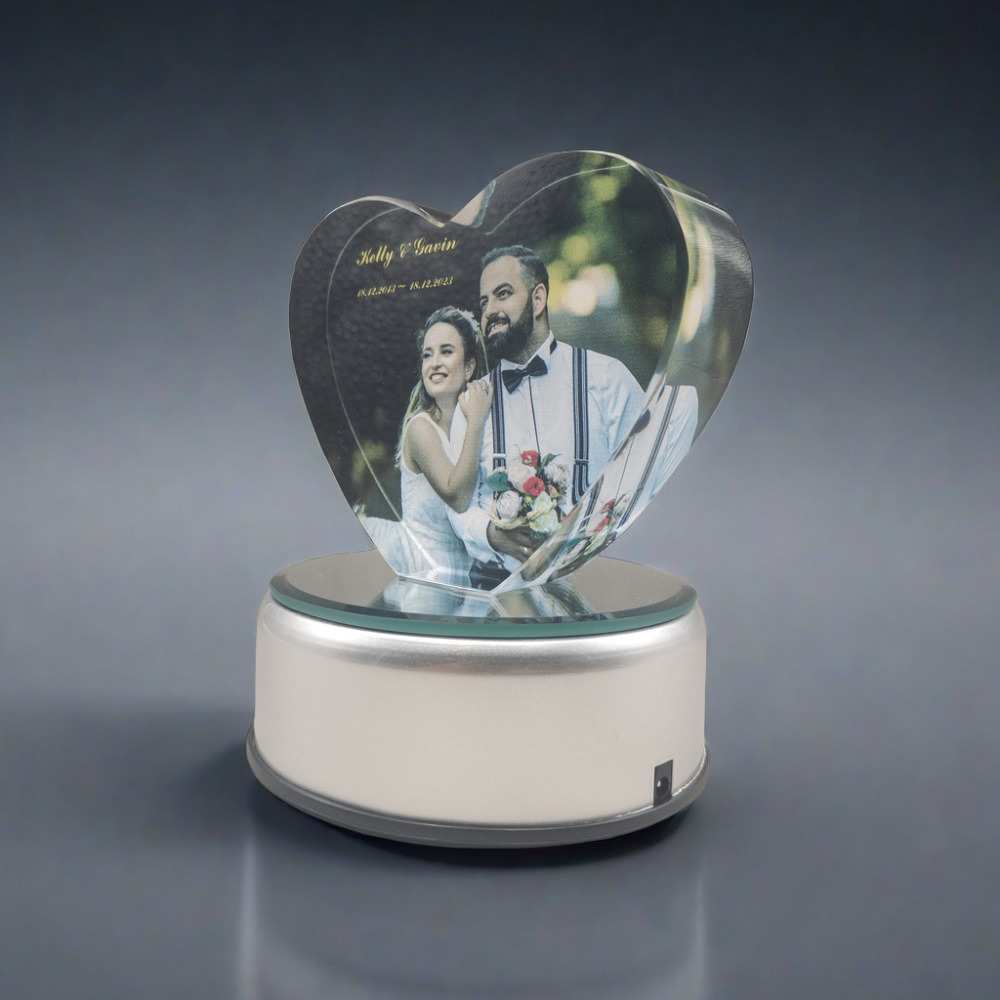 Customized Glass Gifts Photo Valentines Gift Great Anniversary Gift Ideas for 10th Anniversary