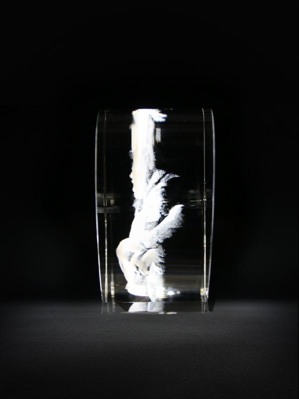 Custom 3D Glass Heart Creative Valentine's Gift Wedding Anniversary Gifts by Year