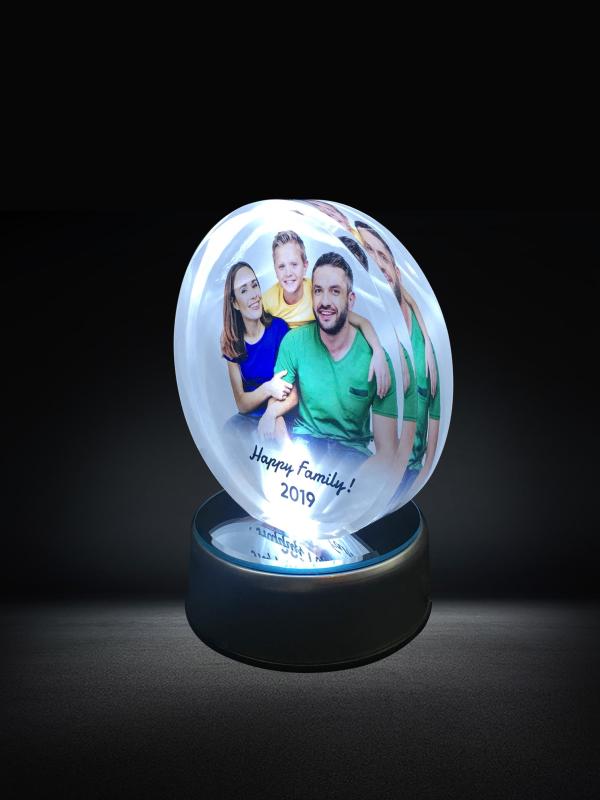 Customized Color printed Crystal Gifts Personalized Family Photo Surprise Gifts for Your Family
