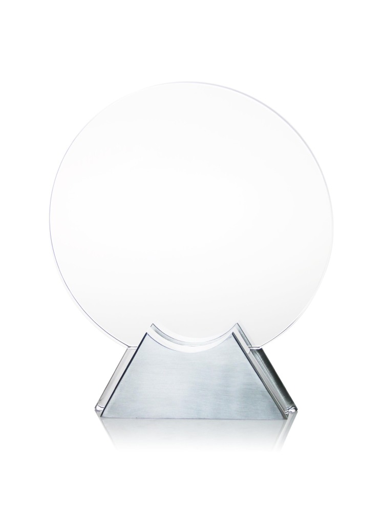 Crystal Contribution Gift For Beloved Teacher with Aluminum Base