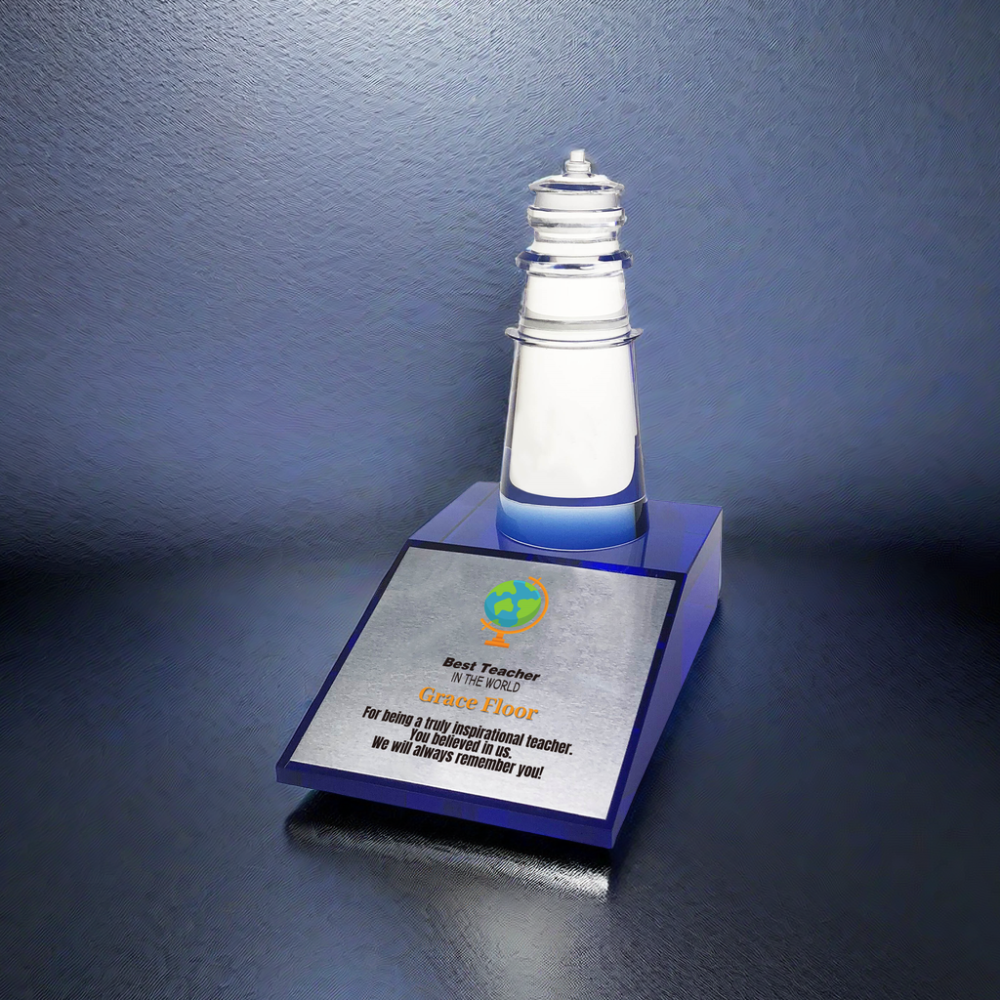 Lighthouse Teacher Appreciation Gift with Custom Messages