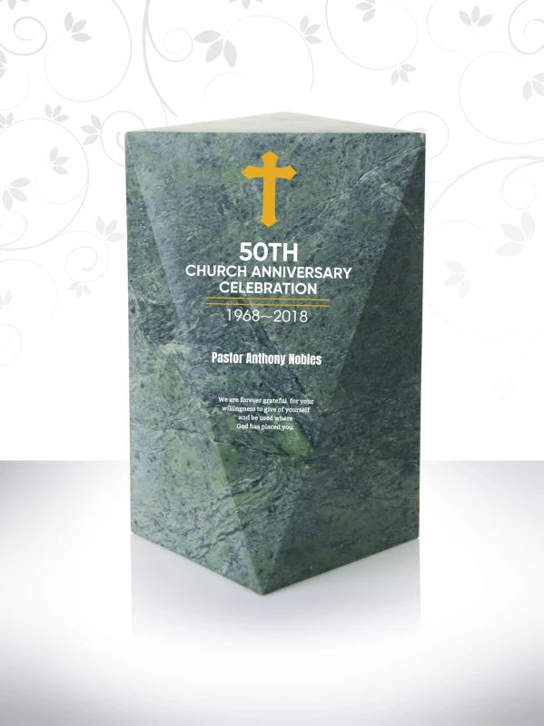 Marble Church Anniversary Recognition Awards Custom Thank You Pastor Appreciation Gifts