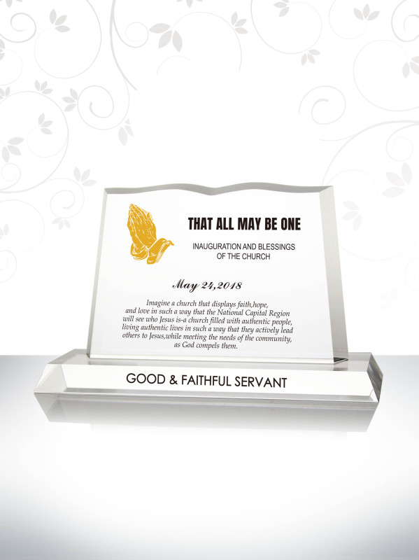 Church Participation Gift Custom Bible Shape Plaque Pastor Retirement Gifts Ideas
