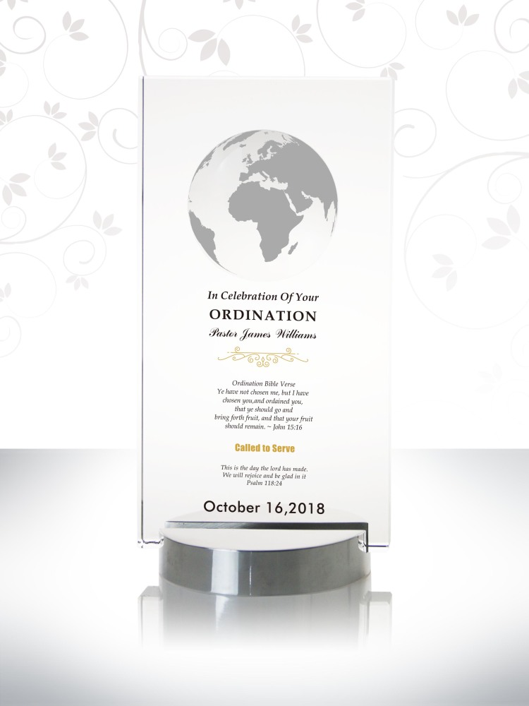“Called To Serve” Ordination Gifts Custom Retangle Pastor Anniversary Gifts Happy Pastor Anniversary Ideas