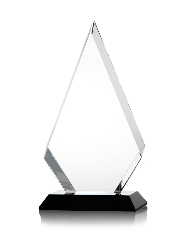 Diamond Mountain Shape Custom Crystal Nurse Excellent Honor Gift