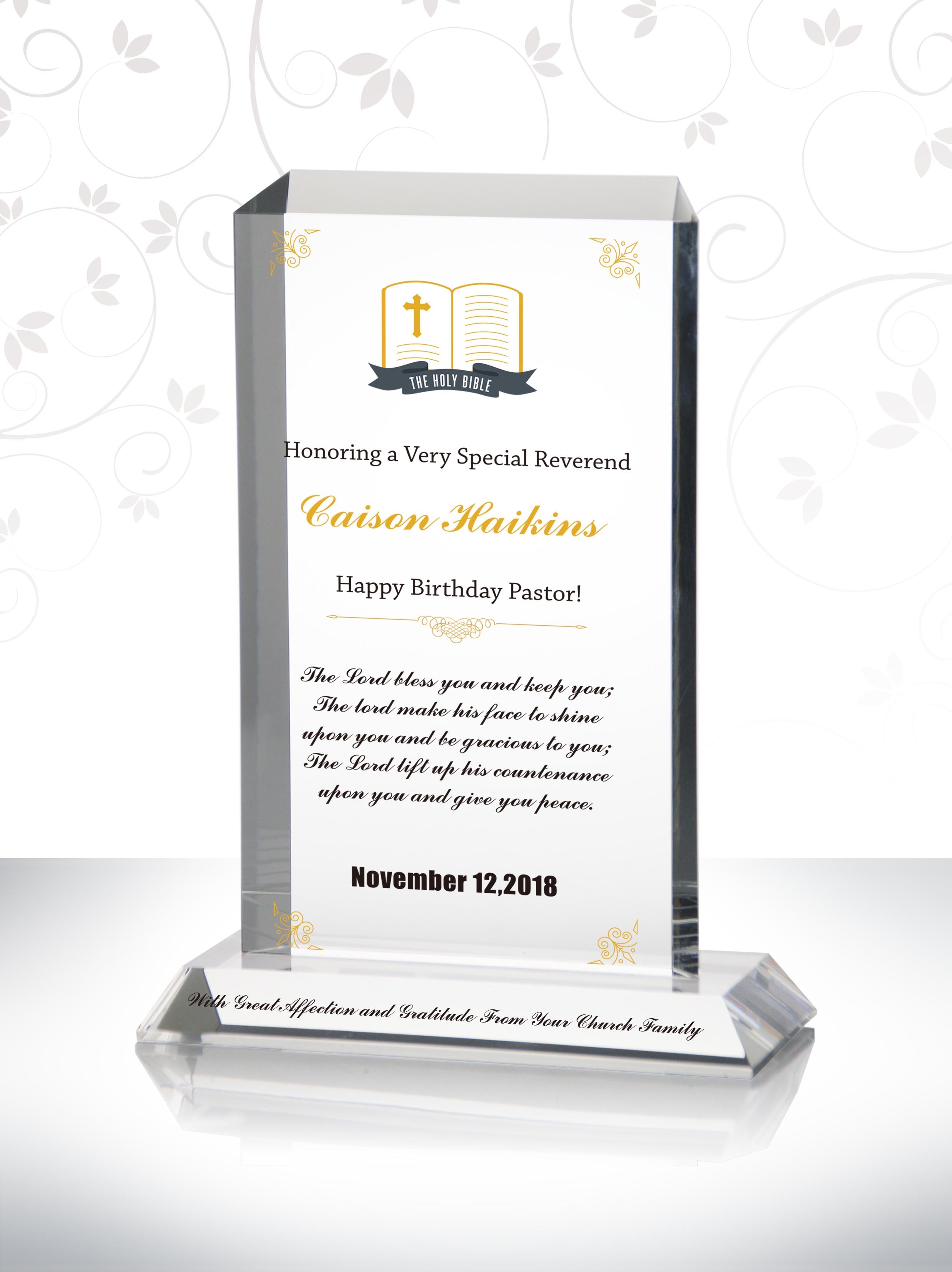 Pastor Birthday Appreciation Plaque Celebration Ideas for Pastor Birthday Inspirational Quotes for Pastors