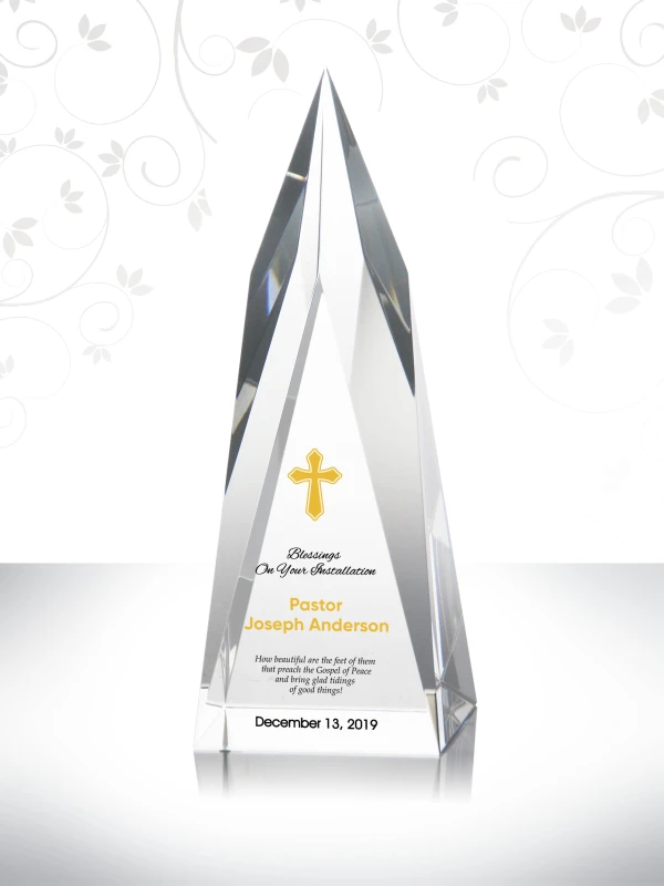 Pastor Installation Anniversary Gift Plaque with Pastor and Wife Anniversary Poem Etched on to Show Your Appreciation