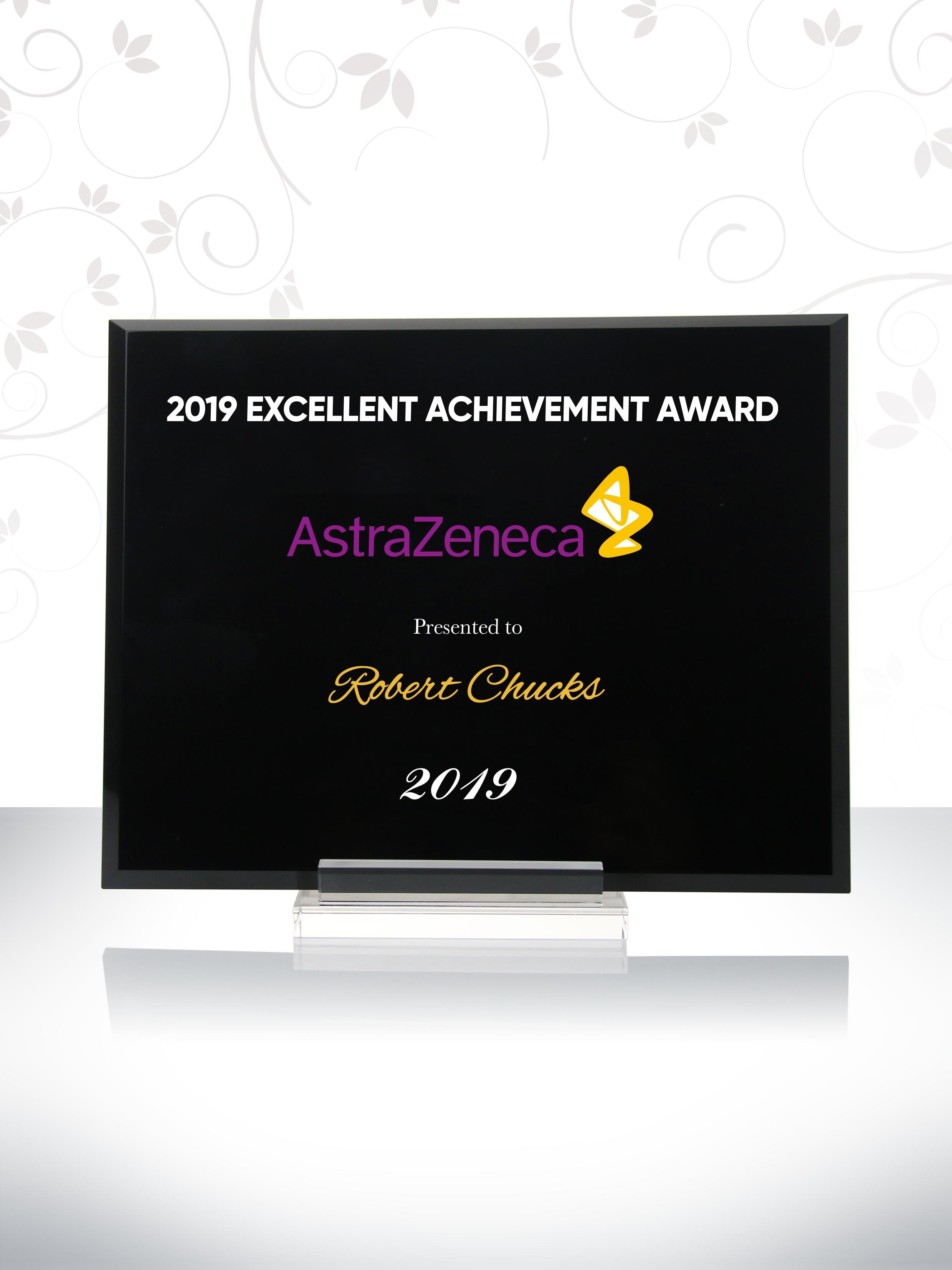 excellent achievement recognition plaque