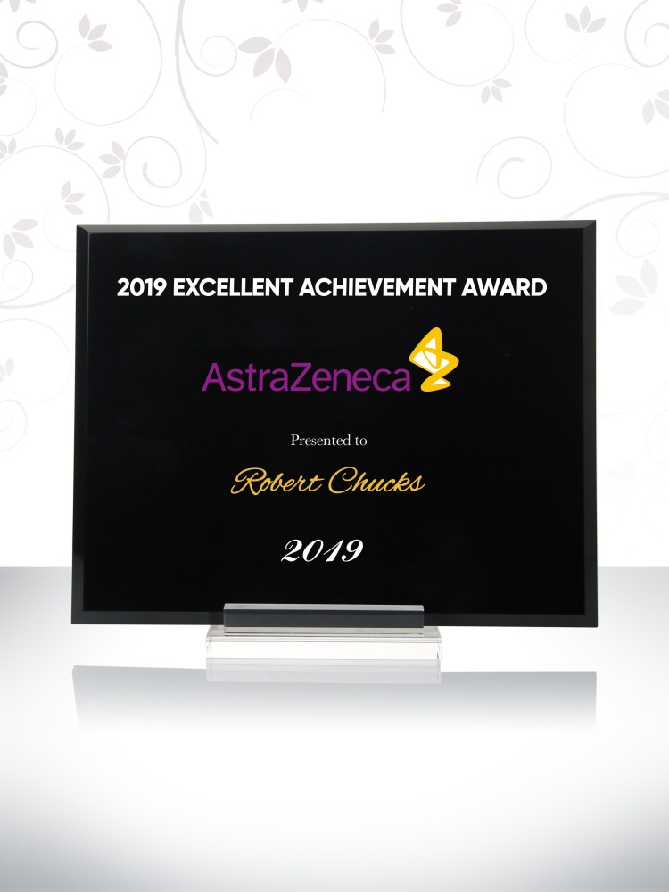 excellent achievement recognition plaque