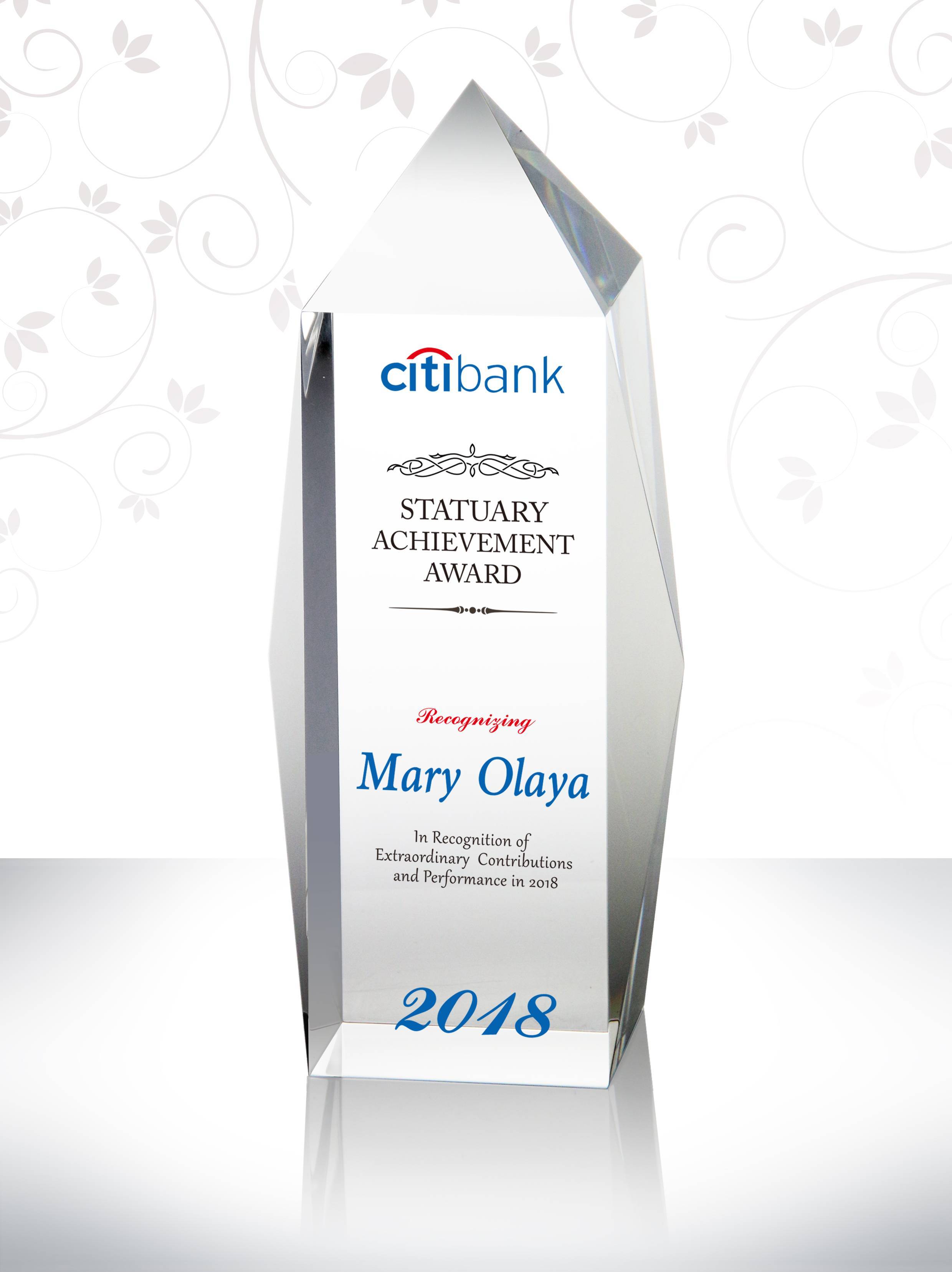 Statuary Achievement Award