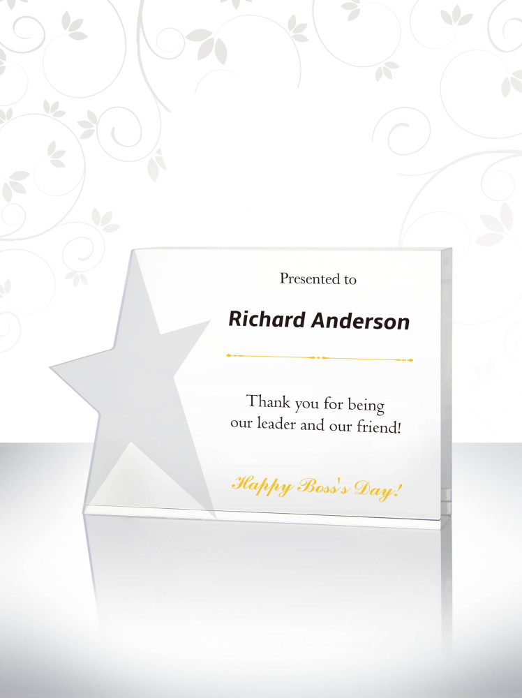 Happy Boss's Day Plaque