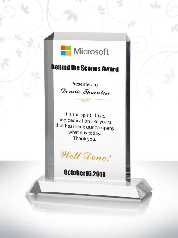Behind the Scenes Award