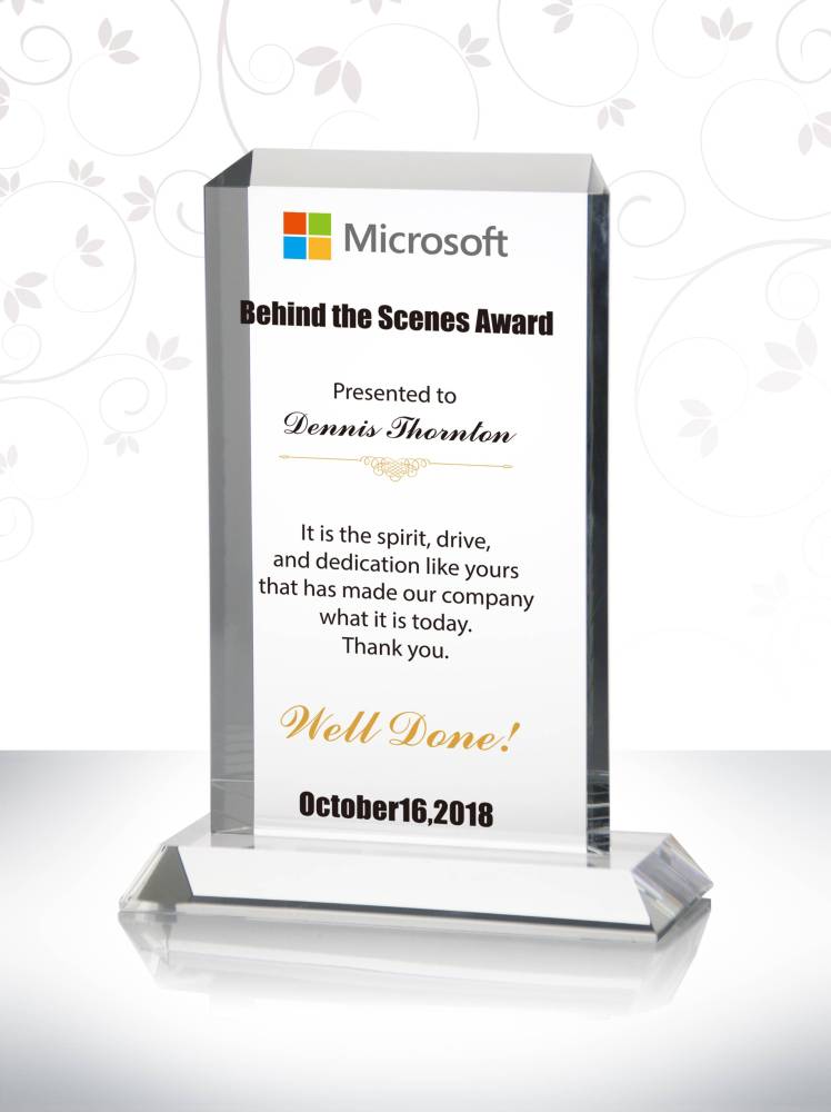 Behind the Scenes Award