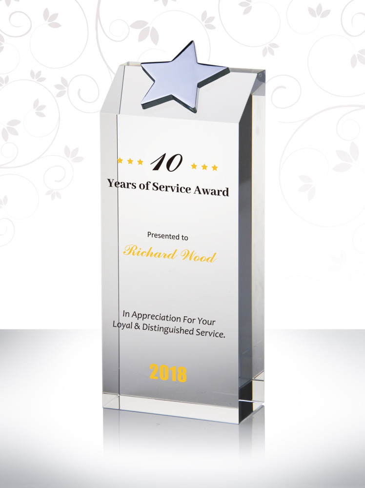 Crystal Star Obelisk Award