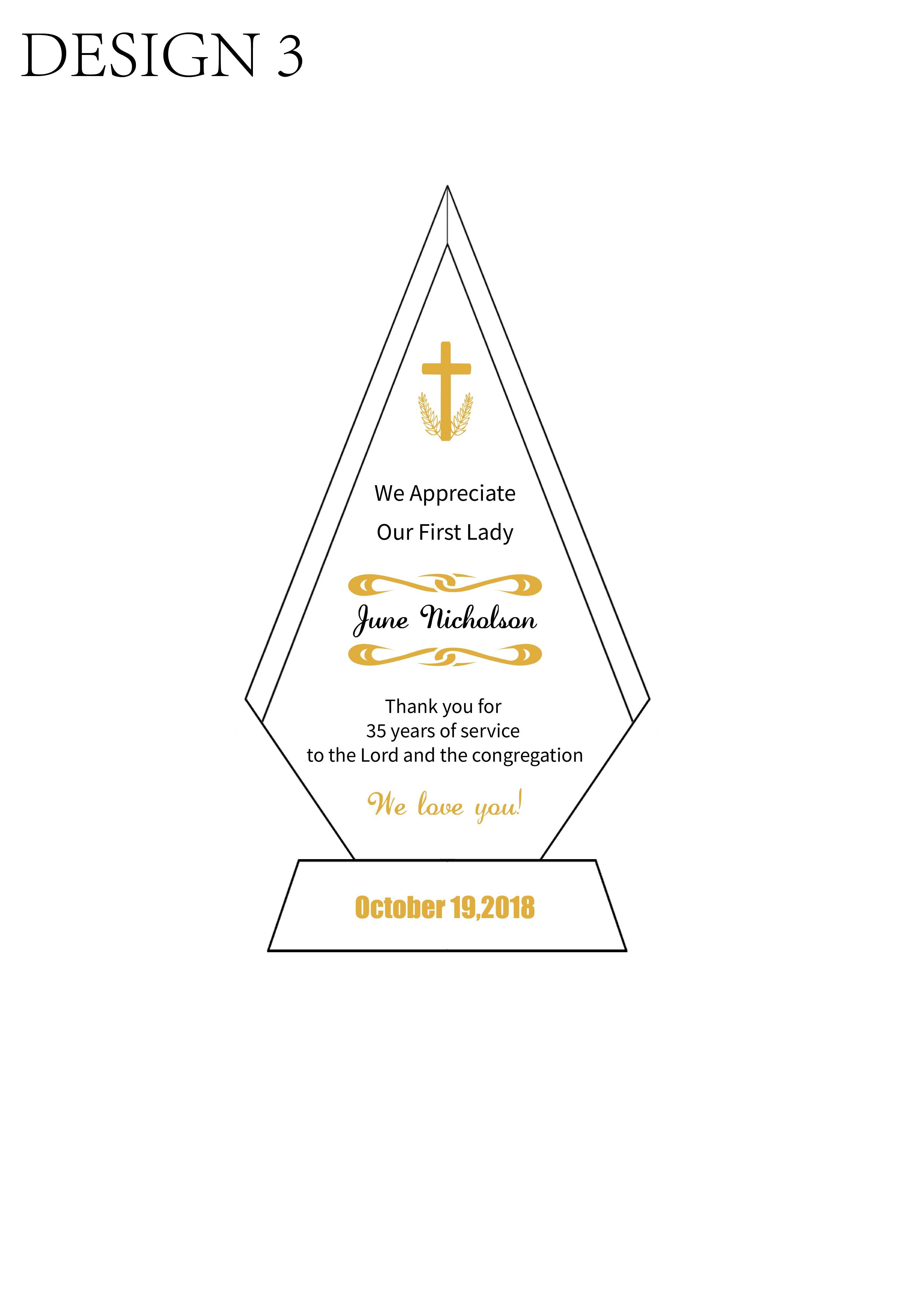 Custom Gift For Pastor And His Wife Pastor Wife Appreciation Day Crystal Gifts Ideas with Appreciation Message