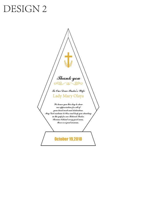 Custom Gift For Pastor And His Wife Pastor Wife Appreciation Day Crystal Gifts Ideas with Appreciation Message