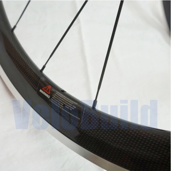 VB-RA-50-23 50mm Deep Carbon Clinchers with Alloy Brake Surface 23mm Wide