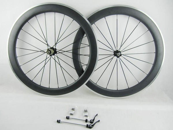 VB-RA-60-23 60mm Deep Carbon Clinchers with Alloy Brake Surface 23mm Wide