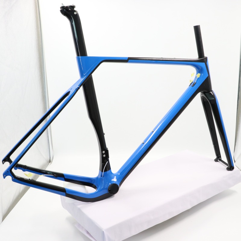 VB-R-077 DIY Color Blue Light Carbon Racing Frame