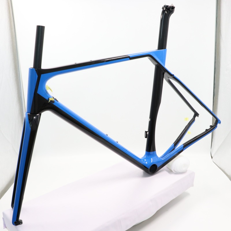 VB-R-077 DIY Color Blue Light Carbon Racing Frame