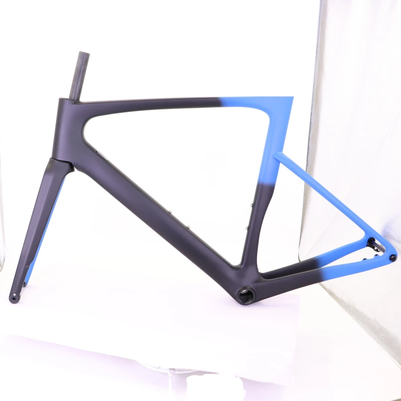 fading paint disc brake road bike frame
