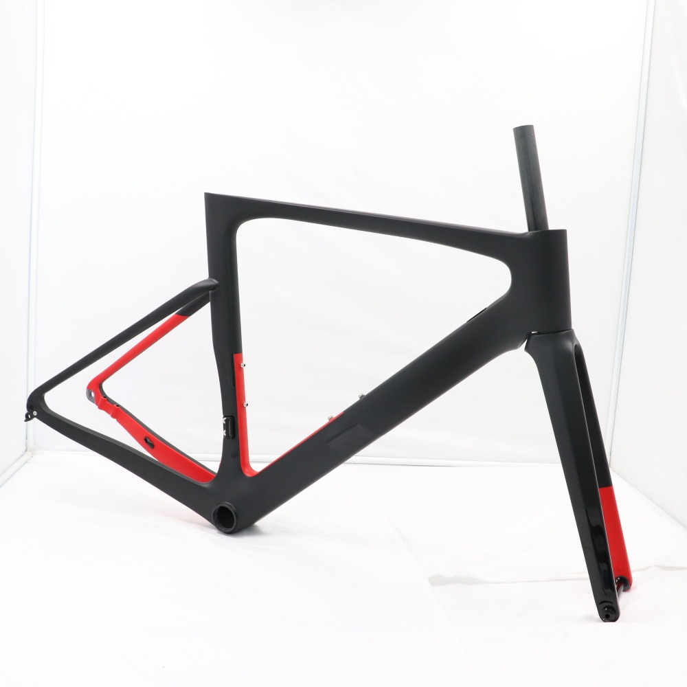 VB-R-099 black&red paint road disc frameset