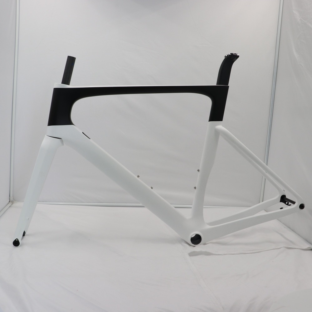 VB-R-099 black& white paint carbon road disc frameset
