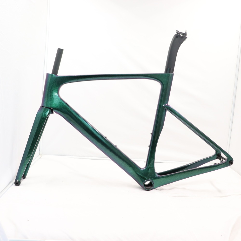 VB-R-099 Chameleon Paint Green& Purple Carbon Bike Frameset