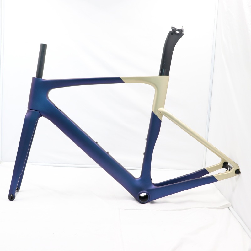 VB-R-099 Matte Chameleon Aero Carbon Bike Frame