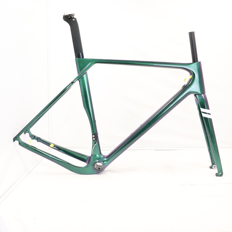 GF-001 Chameleon Paint Carbon Gravel Bike Frame