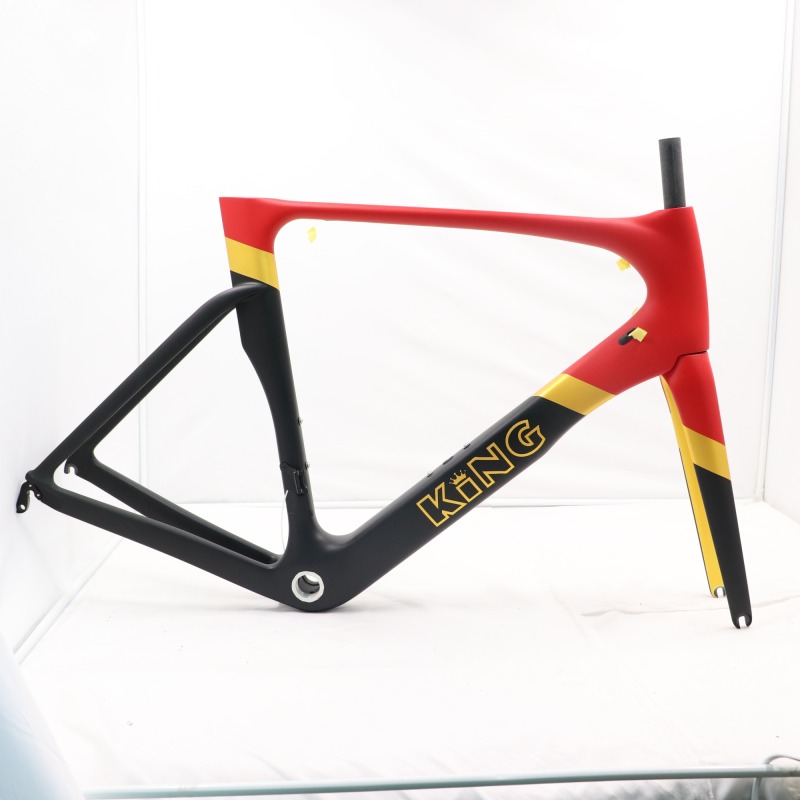 VB-R-068 custom paint road bicycle frameset red