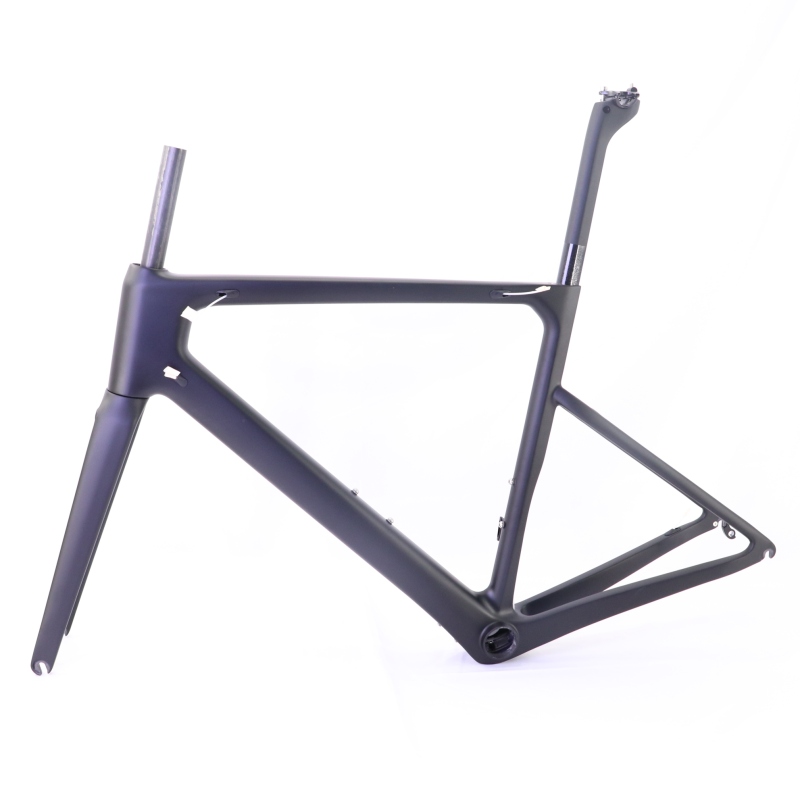 VB-R-086 VeloBuild own deisgn carbon fiber aero road frame 28C tire