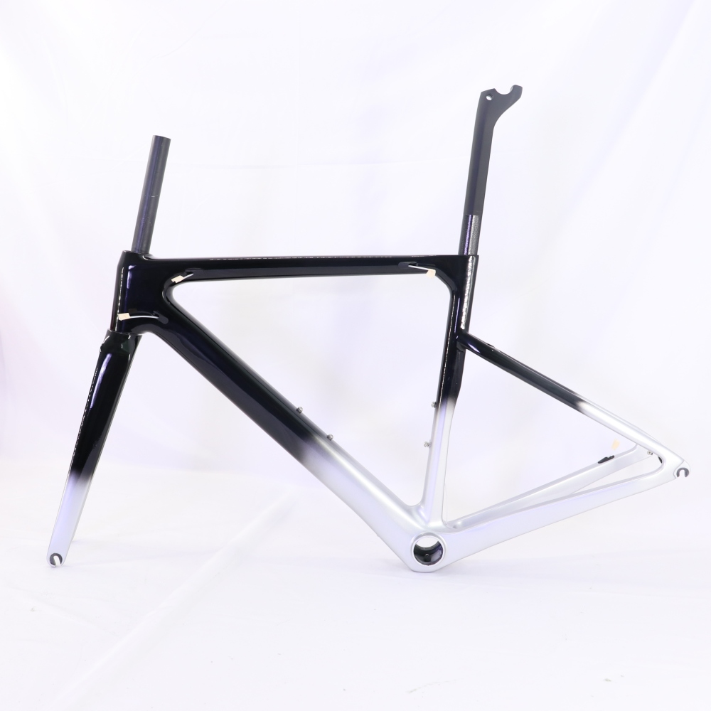 VB-R-086 Carbon Road Bike Frame Fading Silver