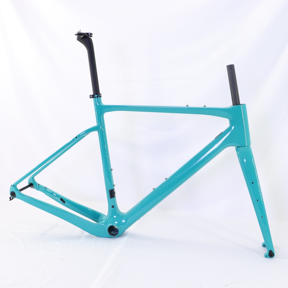 GF-002 Custom Paint Gravel Bike Frame hidden cables