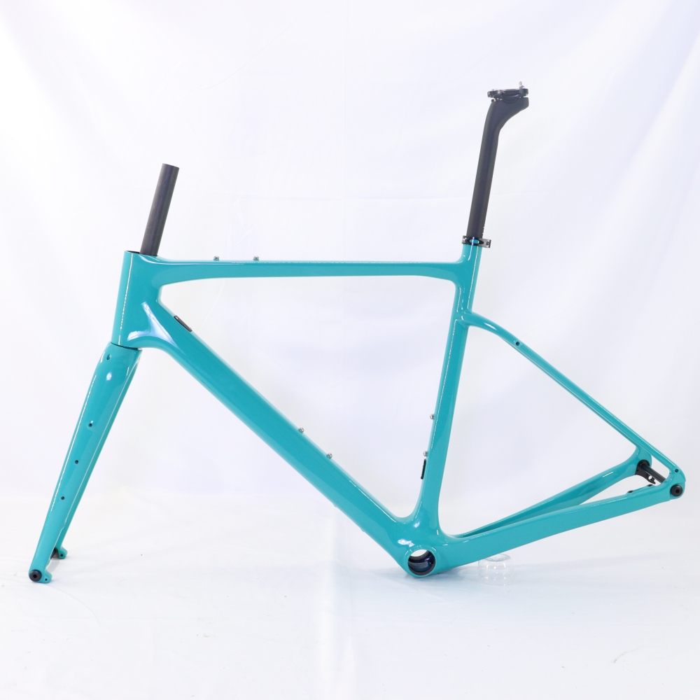 GF-002 Custom Paint Gravel Bike Frame hidden cables